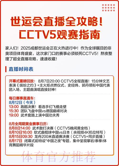 畅享CCTV世界杯全程直播：完整观赛指南